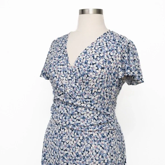 professional knee length dress Pink Button Down Cotton Flax Knee Length Formal Dress 36" / Petite (5'1" and below)